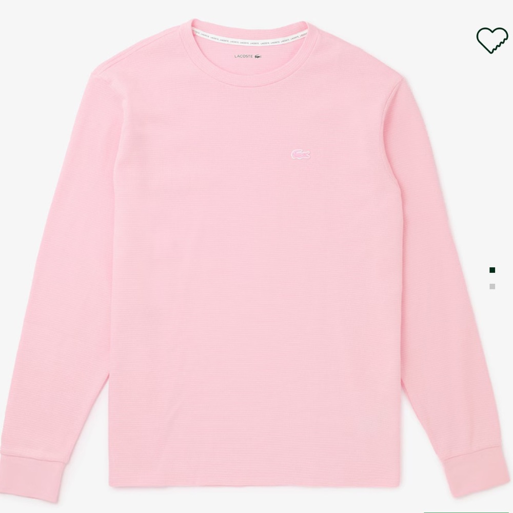 Men’s Lacoste Long Sleeve Thermal Sleepwear T-Shirt